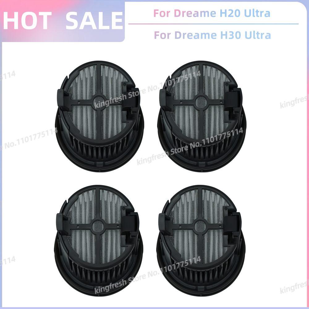 Compatibile con Dreame H14 pro / H14 doppio / H20 pro più / H13 pro / H20 ultra / H30 ultra Parti di Ricambio per Aspirapolvere Spazzola a Rullo Filtro Hepa Accessori: Borgogna