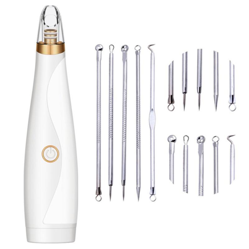 Blackhead Remover Face Deep Pore Cleaner Acne Pimple Removal Vacuum Suction Facial SPA Diamond Beauty Care Tool Skin Care: Default Title
