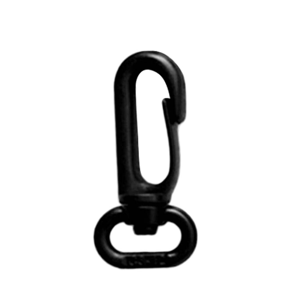 Clip da 10 pezzi in plastica resistente con moschettone a molla girevole adatta per cinghie da 12mm forte leggero e resistente