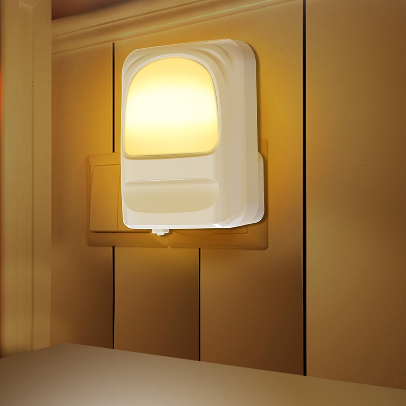 Night Light Smart Home Light Control Induction Cool White Warm White European Standard American Standard Night Light Bedside Lam