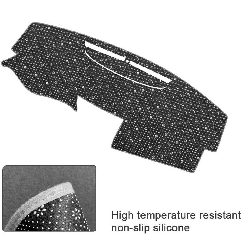 Gray Dashboard Cover Carpet Dash Cover Mat,Custom Fit Dashboard Protector for Toyota Camry 2007