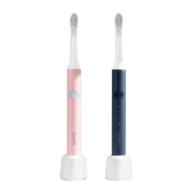 XIAOMI Electric Toothbrush X3 Sonic Toothbrush Couples Enhanced Adult Toothbrush Whitening Teeth Waterproof EX3 Wireless 25days: BluePink