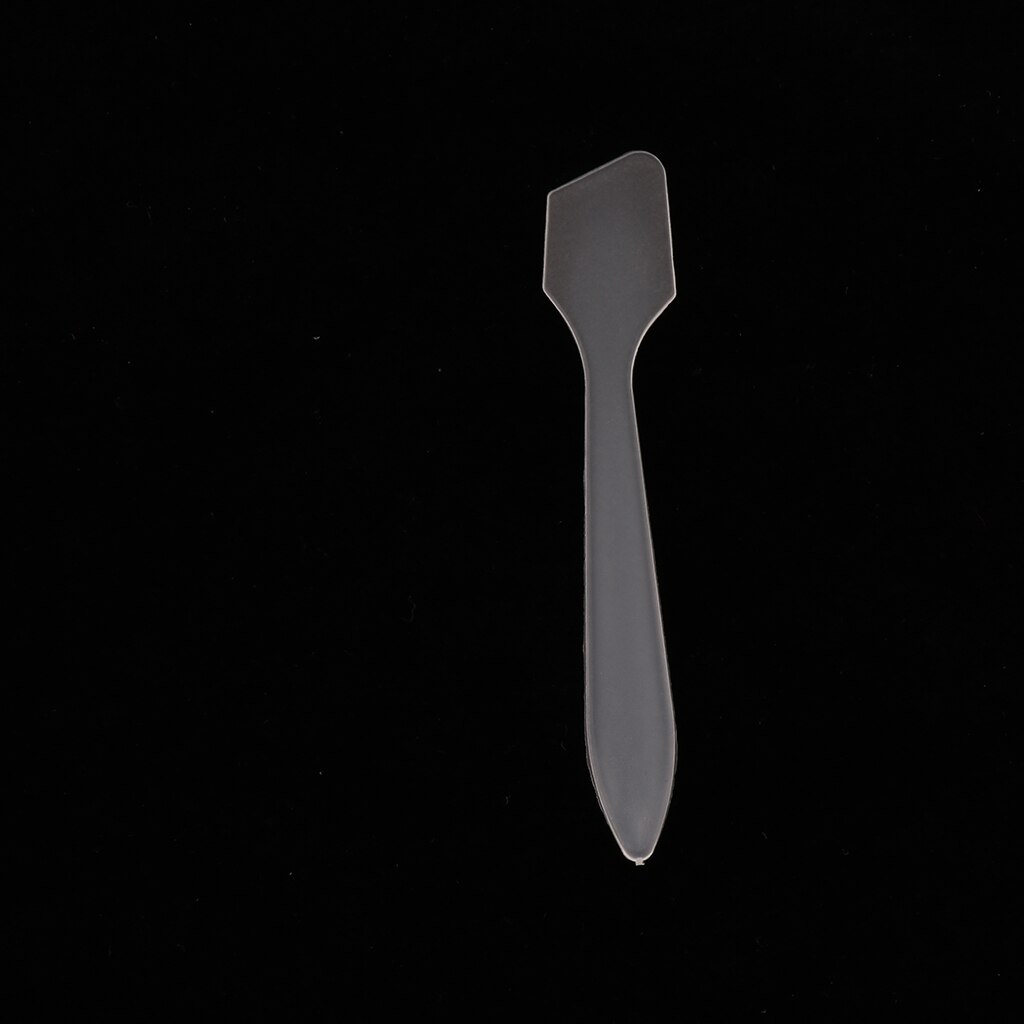 100 PCS Disposable Makeup Frosted Tip Spatulas Cosmetic Mask Spatula For Easy Mixing And Sampling (3.1x0.6 inch)