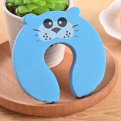 5pcs/Set Door Stops Cartoon Animal Door Stopper Shockproof for Home Bedroom Anti-pinching Kids Finger Safe Soft Door Stopper: 02