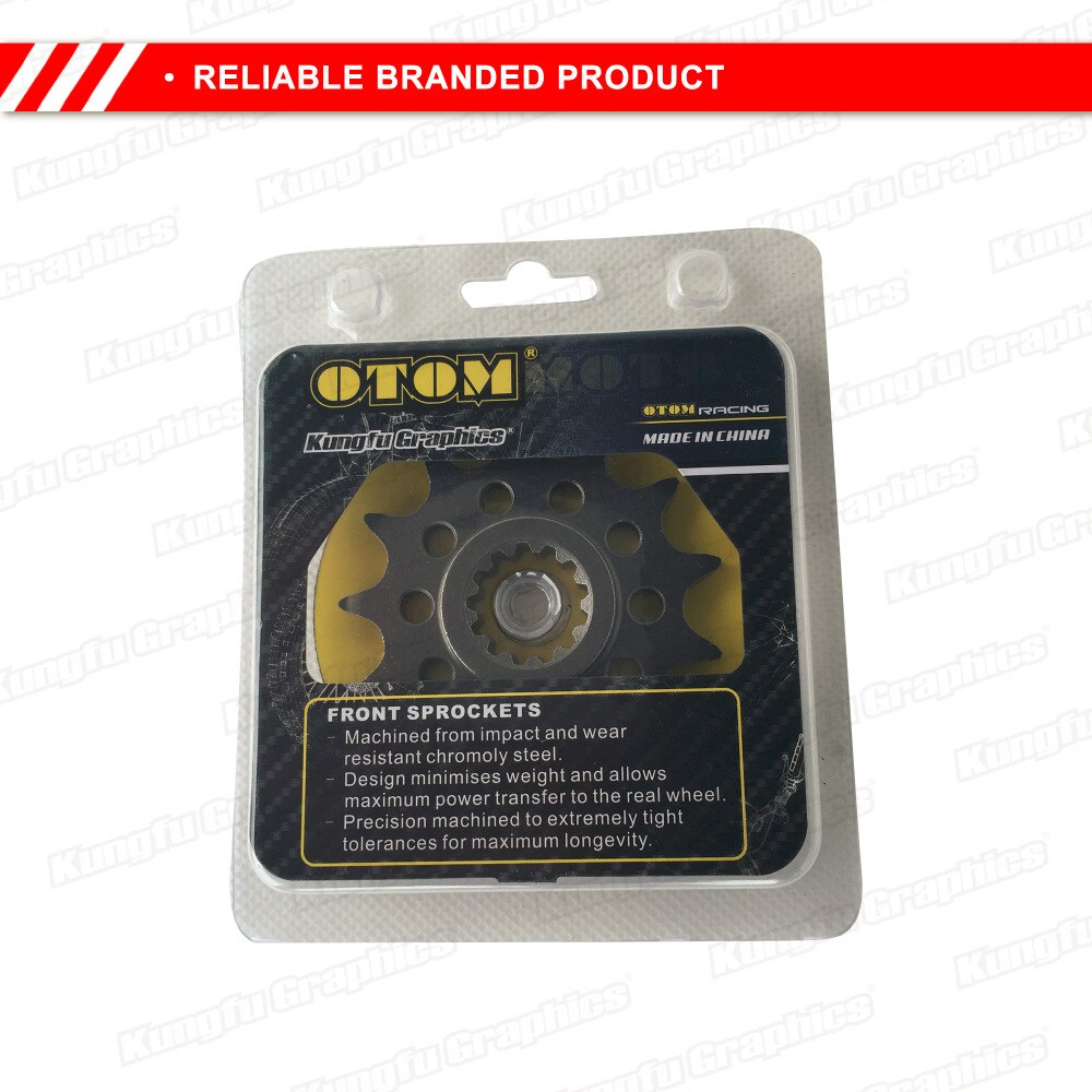 Kungfu Grafische Staal Tandwiel Front 13 T Voor Nc 250 300 (Fit Chain 520)