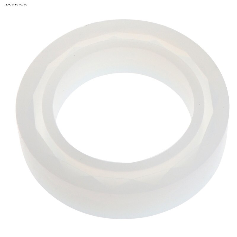 JAVRICK-molde redondo de silicona para pulseras, brazalete de resina para DIY, herramientas de molde de fundición de joyería: 62L