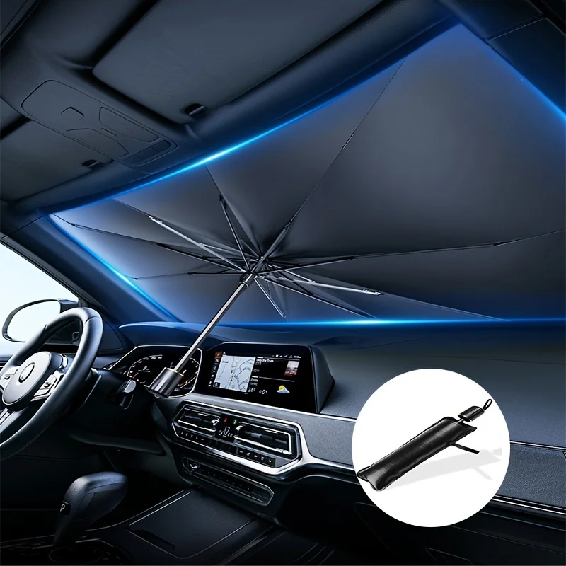 Auto Multifunctionele Handige Opvouwbare Voorruit Zonneschermen Interieur Protechor Accessorie Deel Auto Parasol Paraplu Front Covers