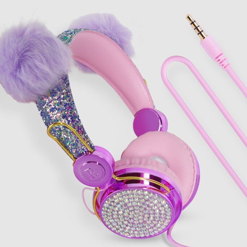 Wired Kids Headphones with Microphone - Stereo Headset for Computer, Phone, Gamer