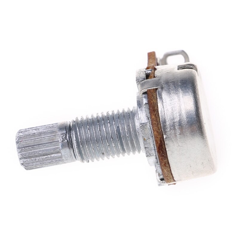 Potentiomètre B10K pour guitare électrique, Pot cannelé, effet basse, Volume d'ampli, 18mm, pièces d'arbre, accessoires
