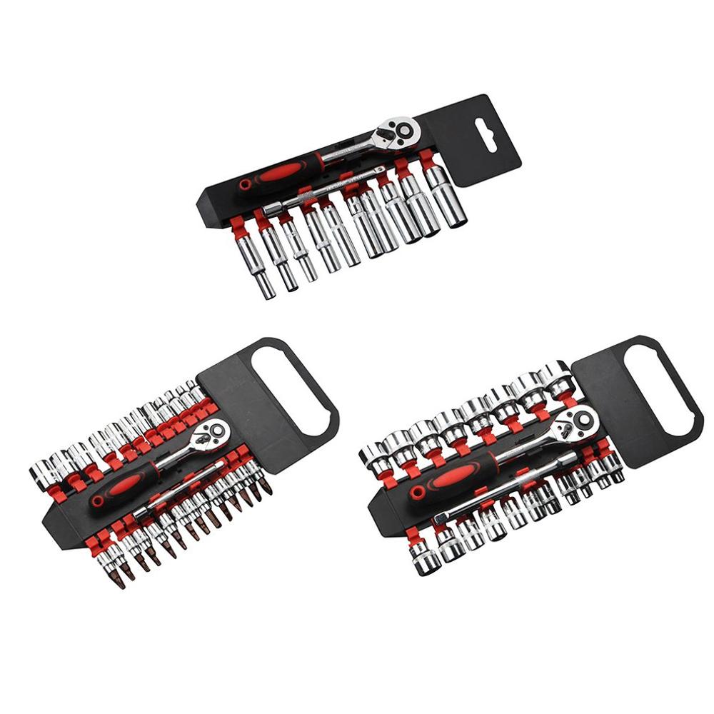 Socket Wrench Set Auto Repair Post Tool Combination 1/4 Small Fly Tag Fast Ratchet Bit Post Tool Combination