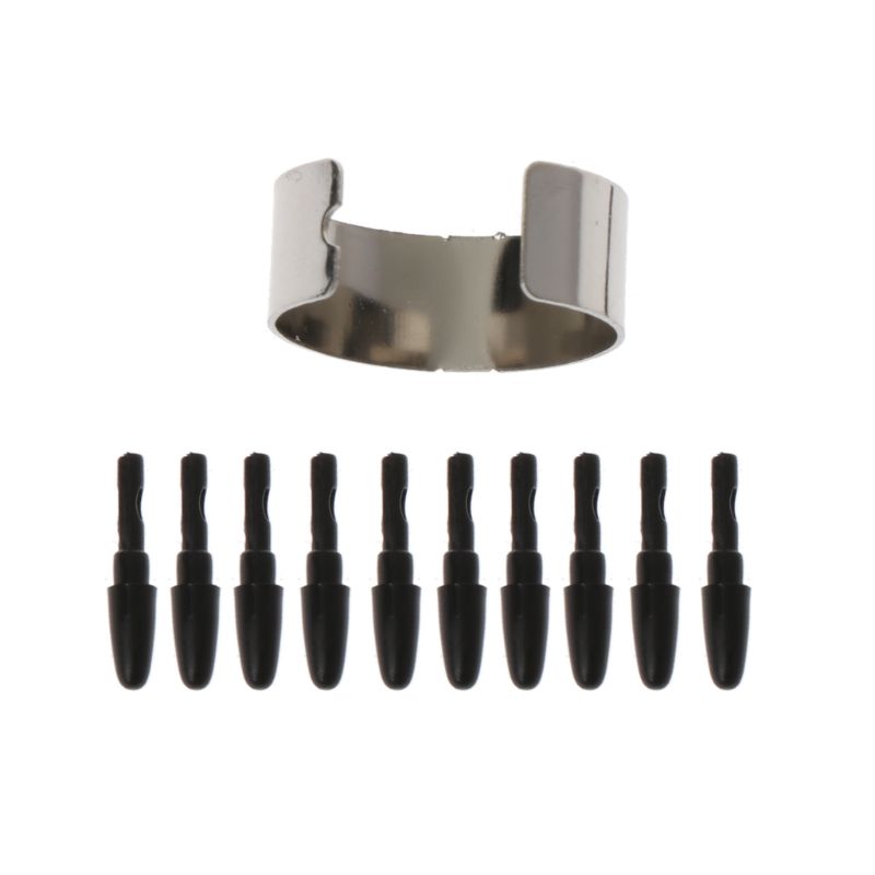 10 Stuks Batterij-Gratis Passieve Stylus Vervanging Penpunten Pen Tips Voor Xp-Pen Huion H640P Veikk A30 a50 Zwart Met Removal Tool