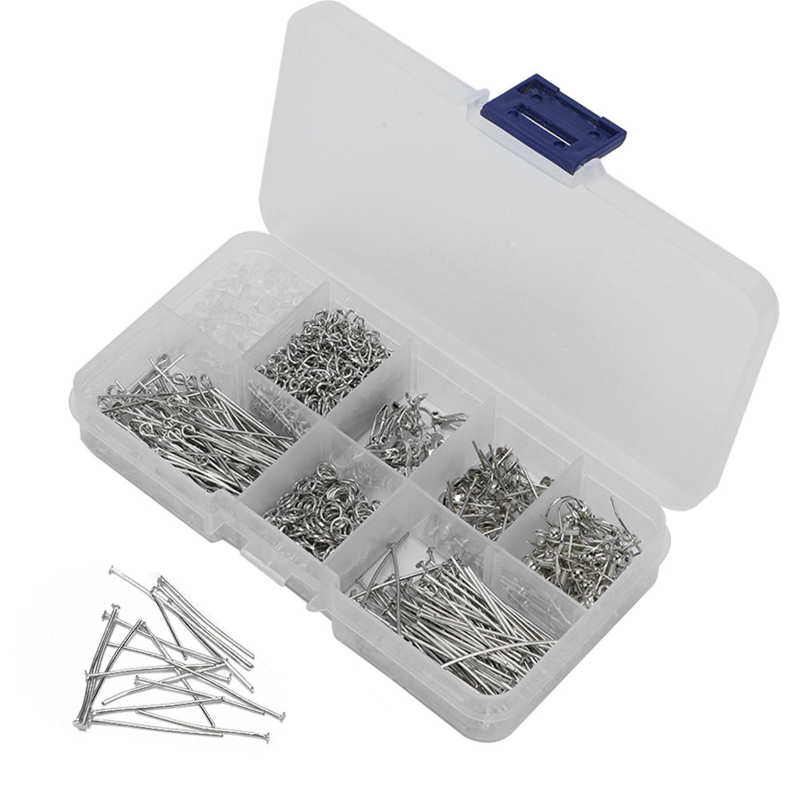 Brinco gancho jóias fazendo suprimentos resistente ao desgaste fácil armazenamento prático resistente para jóias diy profissionais amadores