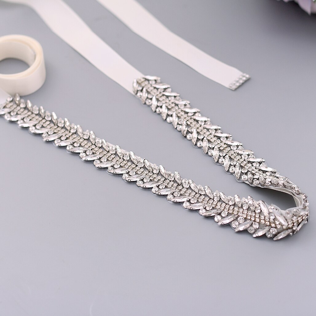 Ceinture de mariée en strass scintillant ZMS465, accessoires de fête d'anniversaire, de bal pour filles, décoration de demoiselle d'honneur