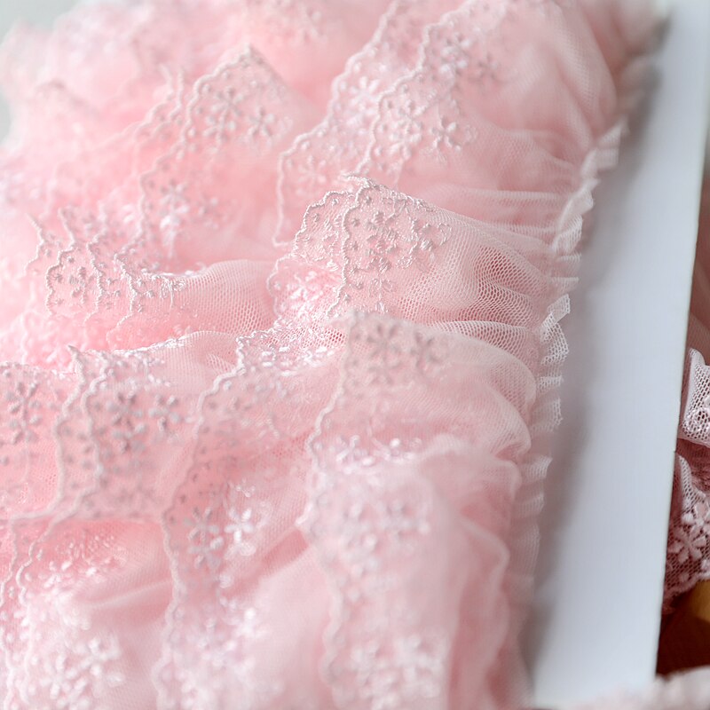 Ivory Pink Embroidery Lace Zillah main image 0