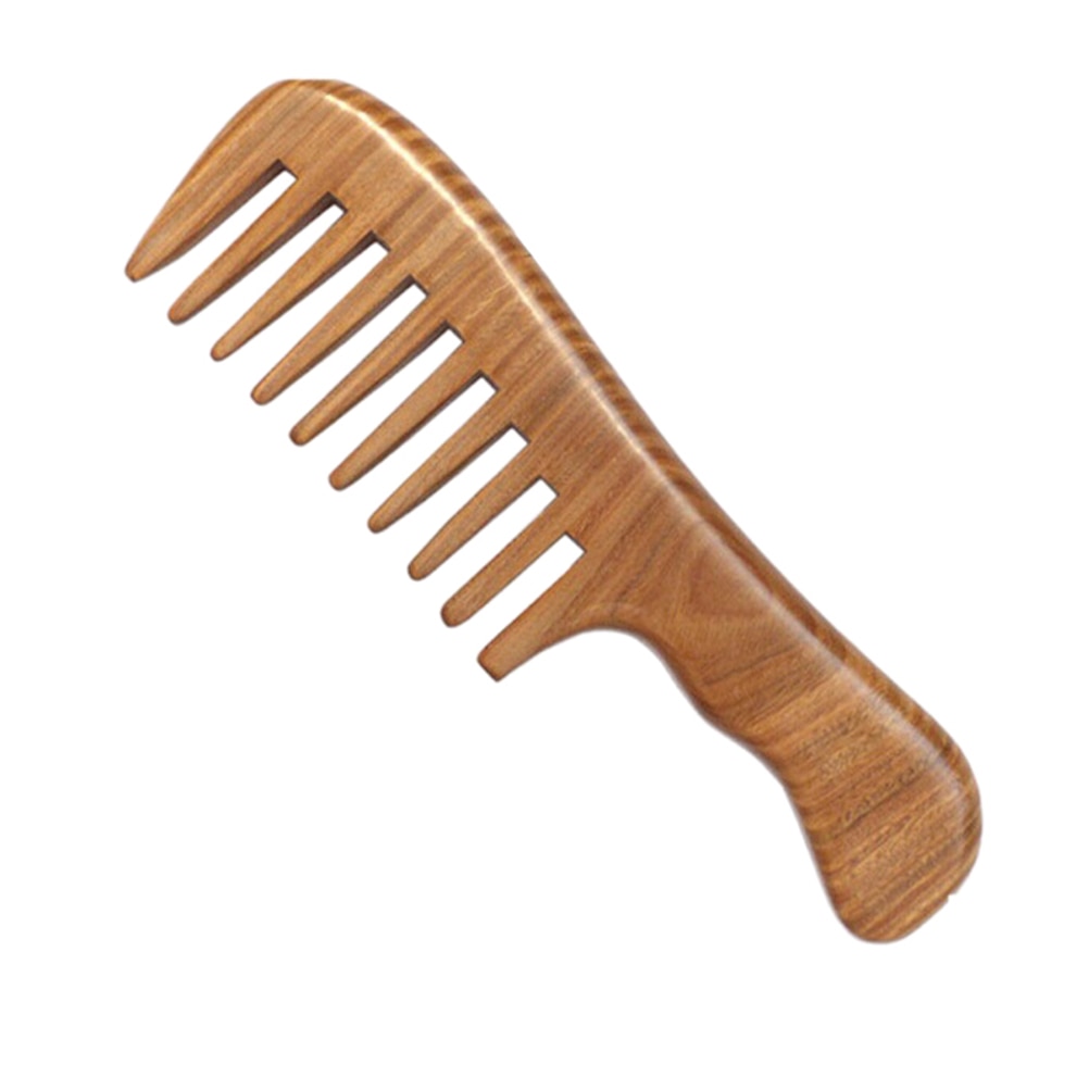 Handmade Wooden Sandalwood Hair Combs Head Massager Wide Tooth Comb for Hair Styling Tools 1PCS