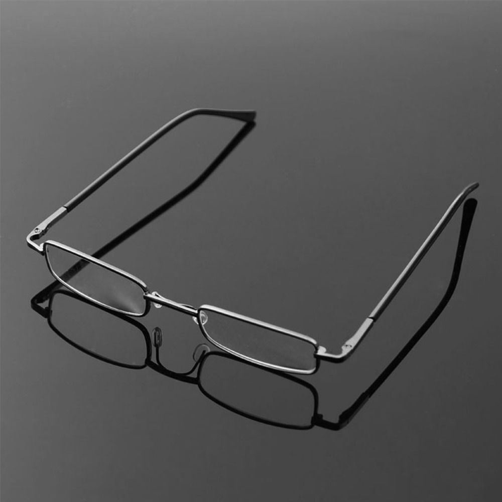 Vintage leesbrillen met oogbescherming, ultralichte metalen vierkante brillen, optische brillen, brillen voor op kantoor