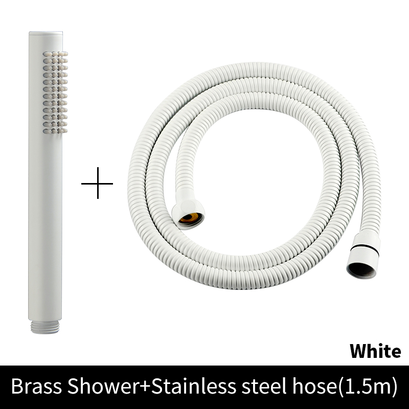 Durcheinander-Duschkopf, wassersparend, für Badezimmer, Handbrause, Sprühgerät-einstellen, Schwarz/Weiß/RoséGold/Badesprinkler aus gebürstetem Nickel/Chrom: dunkel khaki