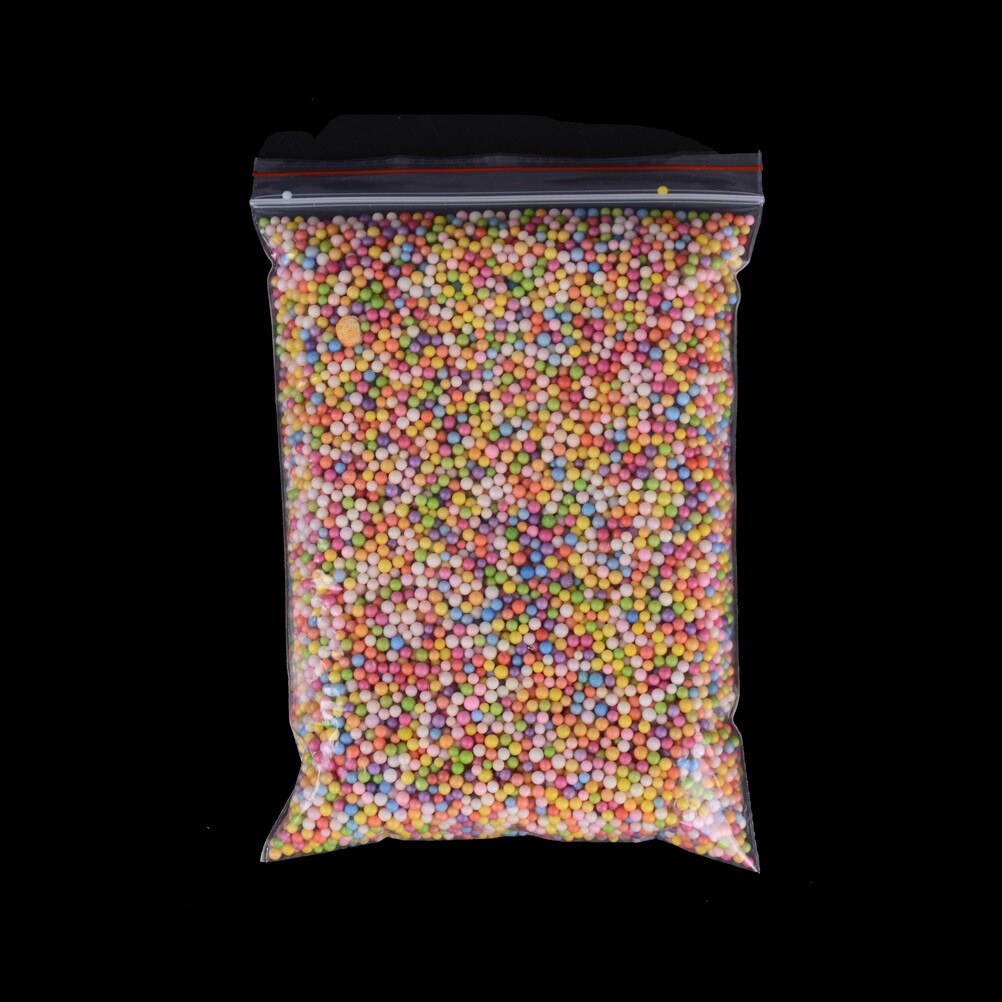 1 tasche DIY Schnee Schlamm Partikel Zubehör Schleim Kugeln Kleine Tiny Schaum Perlen Für Floam Füllstoff Für DIY liefert: 2