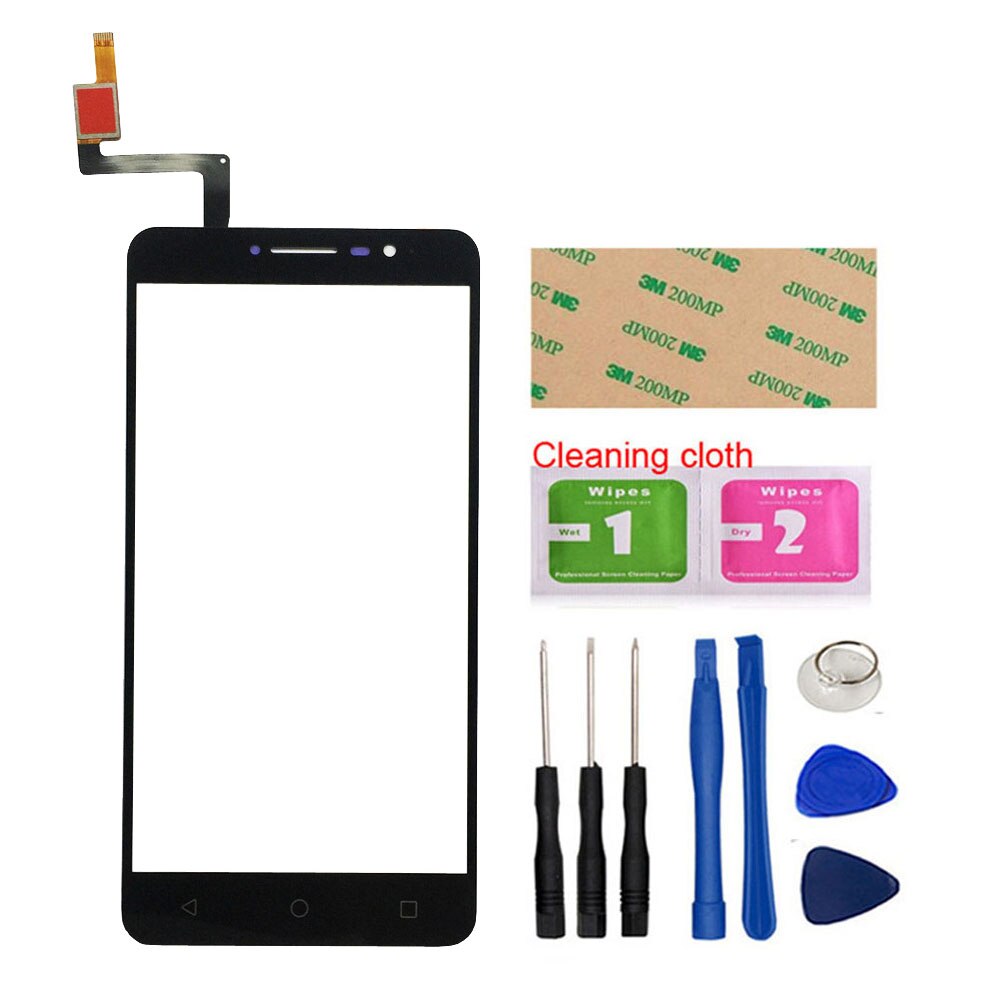 Per Alcatel 9008 di Tocco Dello Schermo del Pannello Per Alcatel One Touch A3 XL 9008 9008X 9008D Touch Screen Digitizer Sensore di Vetro pannello: Black Tools