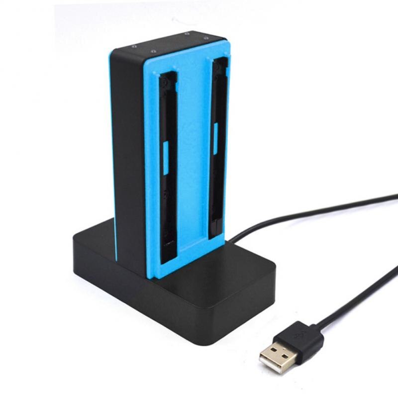 Switch Controller Charger Dock Stand Station Holder For Nintendo Switch OLED Fast Charging Host Handle Lite Base Accessories: blue