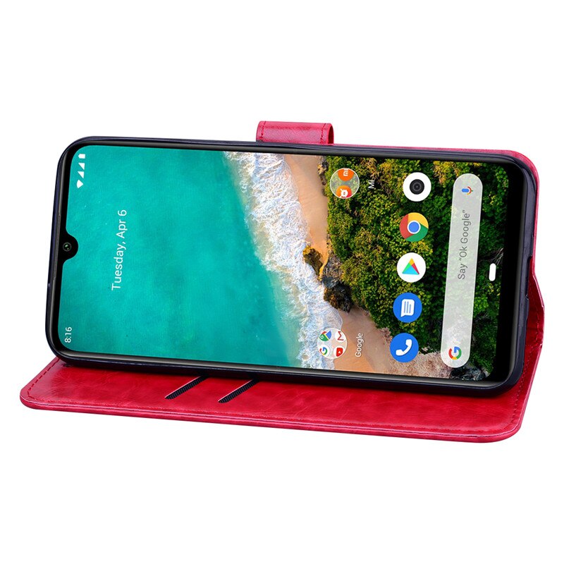 Leather Flip Case Voor Xiaomi Mi A3 MiA3 Case Book Stand Wallet Case Voor Op Xiaomi Mi A3 Mi Een 3 Coque Capa Telefoon Case Fundas