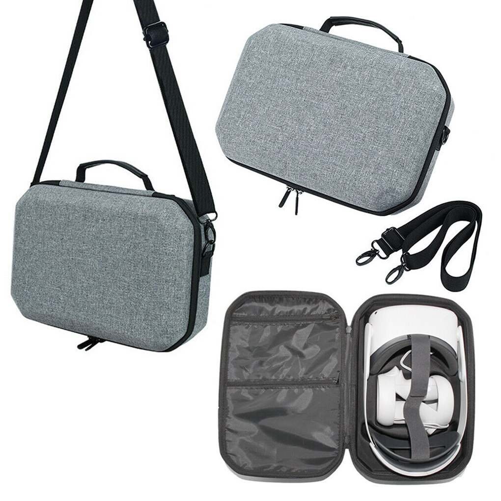 Reisetasche mit schultergurt für oculus quest 2 vr headset, tragbare eva-aufbewahrungstasche für oculus quest 2 zubehör