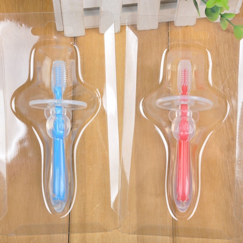 1Pc Kids Soft Silicone Training Tandenborstel Baby Kinderen Dental Oral Care Tooth Brush Tool Baby Kid Tandenborstel Baby items
