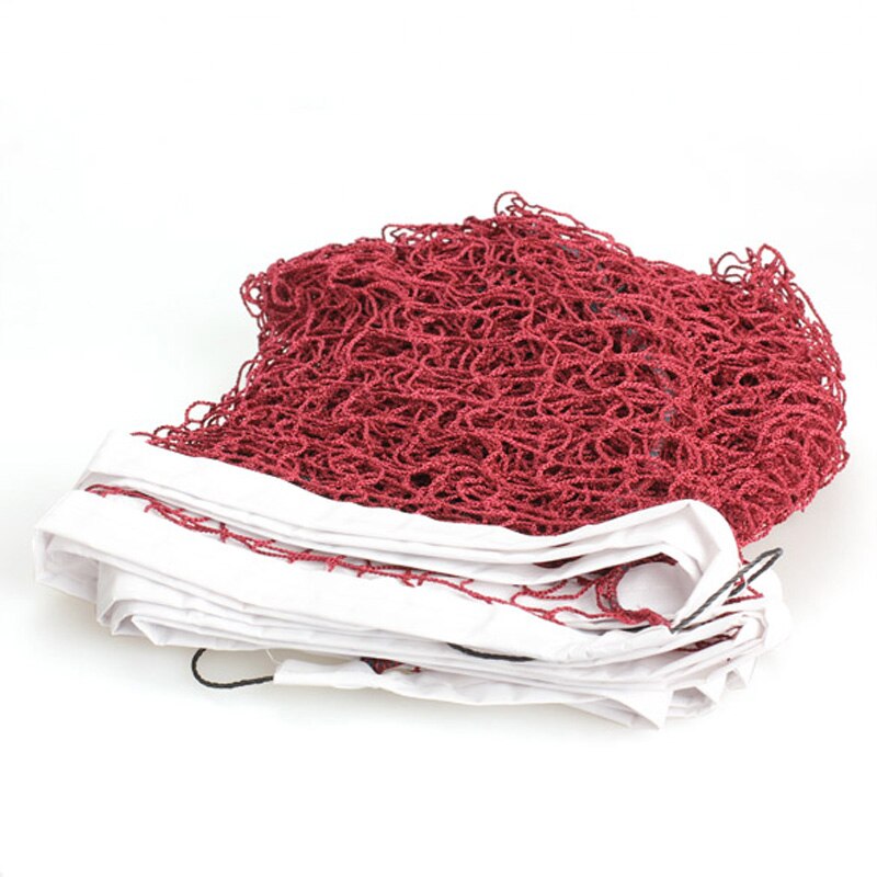 5.9m*0.79m Standard Badminton Net Training Square Mesh Badminton Net Dark Red EA14