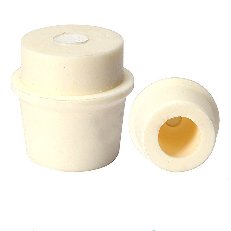 Tapón de silicona para matraz cónico de 33-38mm, tapón de matraz erlenmetrer con núcleo de arena para botella triangular de 500ml, tapa de espuma de silicona, 10 Uds.