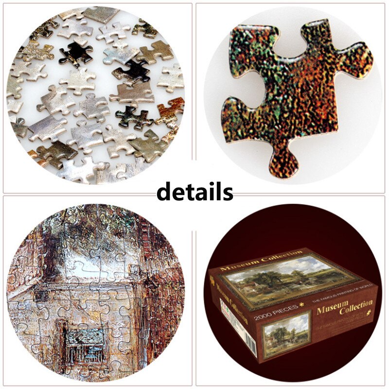 2000Pcs jigsaw puzzle Berühmte Malerei von Welt puzzles Erwachsene 2000 Kinder DIY Puzzle Kreativität Vorstellen Pädagogisches Spielzeug