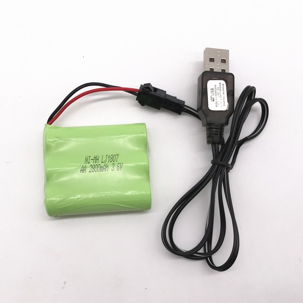3.6v 2800mah Battery Ni-MH Battery AA NIMH 3.6v Battery Pack For RC Toy Car Boat Model RC Toy 3.6 V Battery