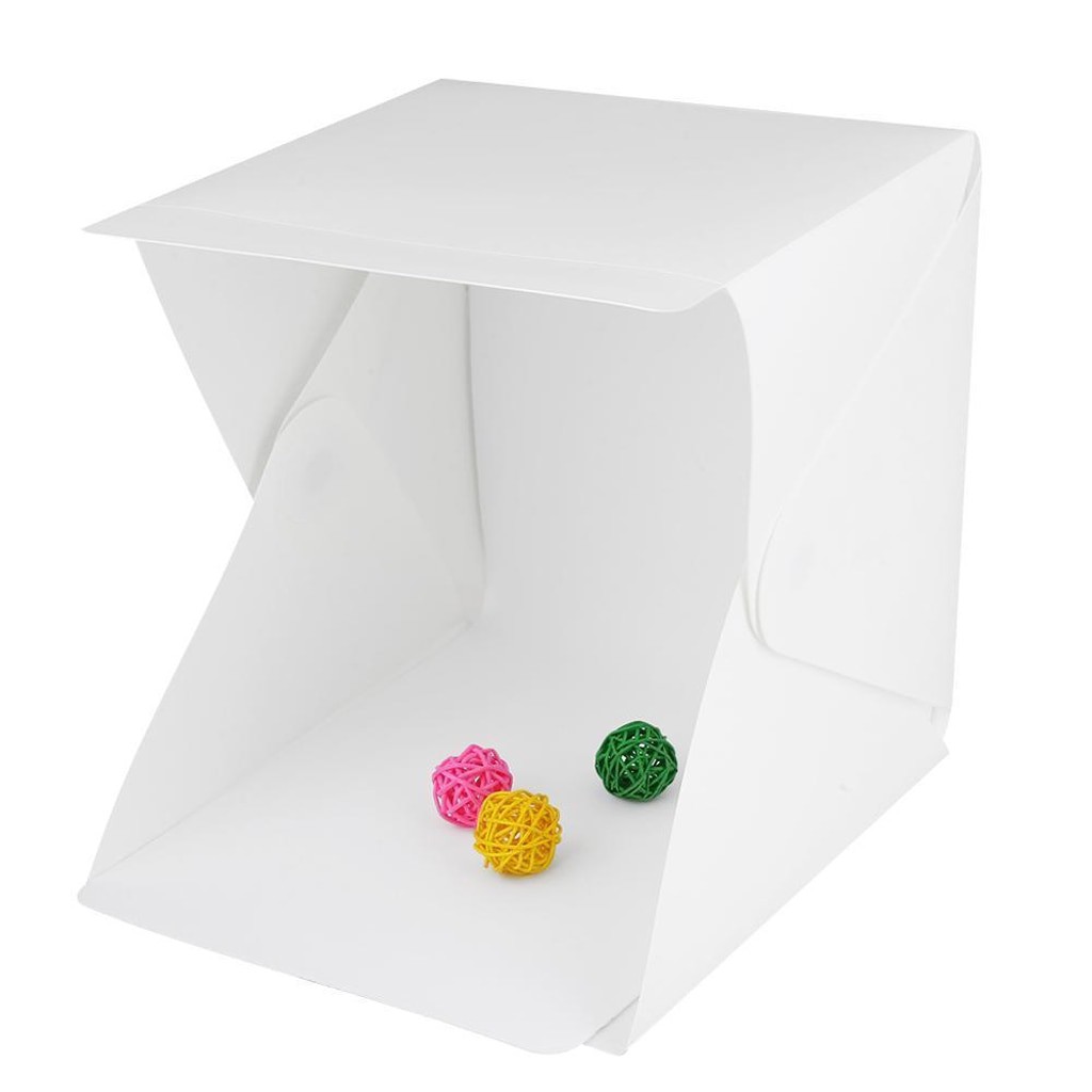 Led Lightbox Light Box Mini Fotostudio Doos Fotografie Doos Licht Studio Schieten Tent Box Kit & Zwart Wit Kleur achtergronden