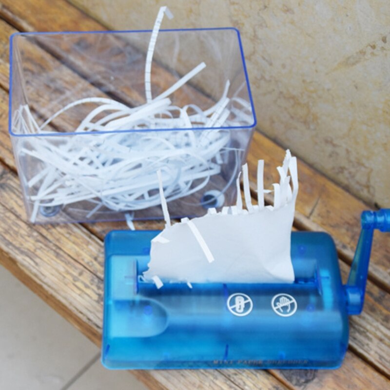 Hand Crank Papier Document Shredder Kantoor Draagbare Hand Papier Cutter Kantoor &amp; Onderwijs Levert Past A6 Size Snijgereedschap