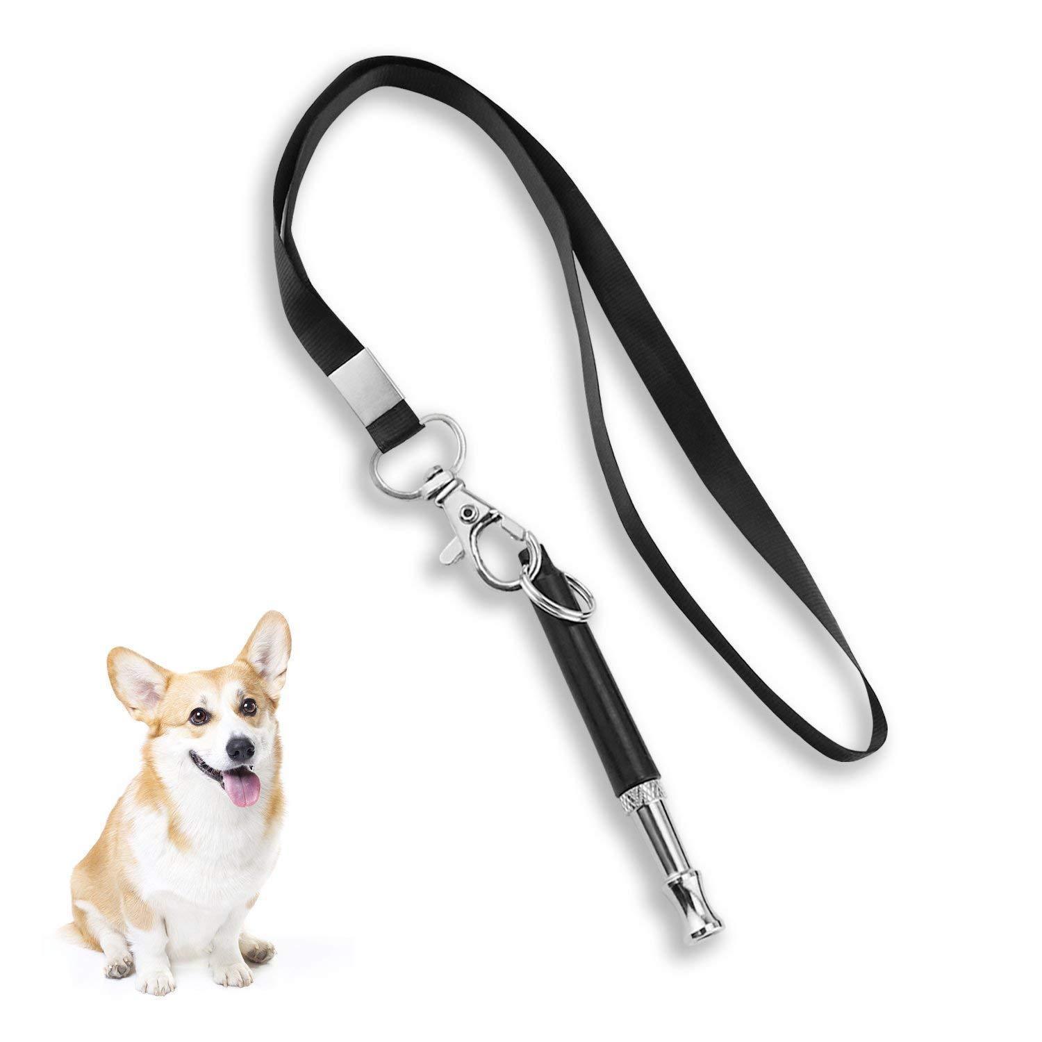 Adjustable Ultrasonic Sound Whistle for Dog Training Puppy Training Silent Supersonic Sound Pitch
