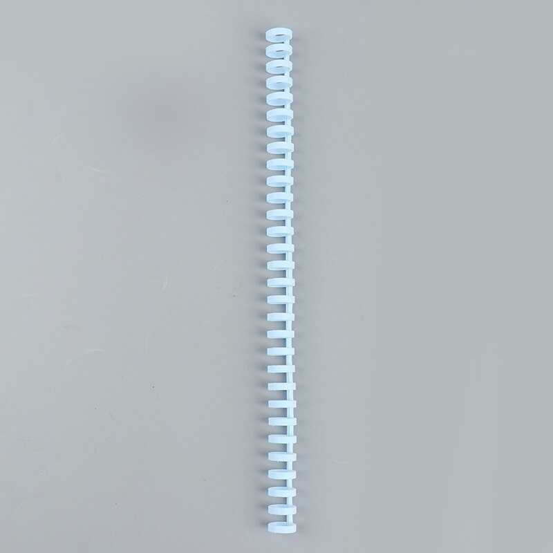 Office loose-leaf plastic ring 30-hole spring spiral ring A4 A5 A6 paper notebook stationery 1pc: BL