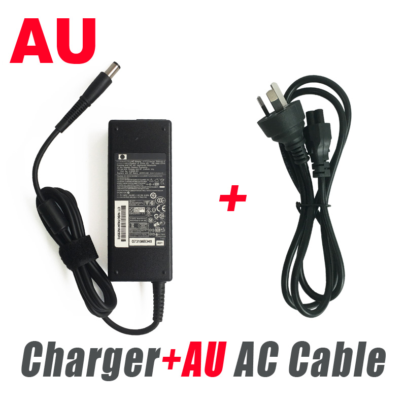 Genuine Laptop Ac Adapter 19V 4.74A 90W for HP ProBook 6470b,C6Z41UT,C9J13UT,B8V06UT,Spare 463955-001 608428-001 Notebook Power: AU