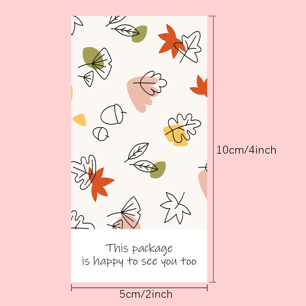 20-50pcs This Package Nice To Meet You Too Sticker Seal Label Thank You Small Business Handmade Merchandise Decoration Stickers