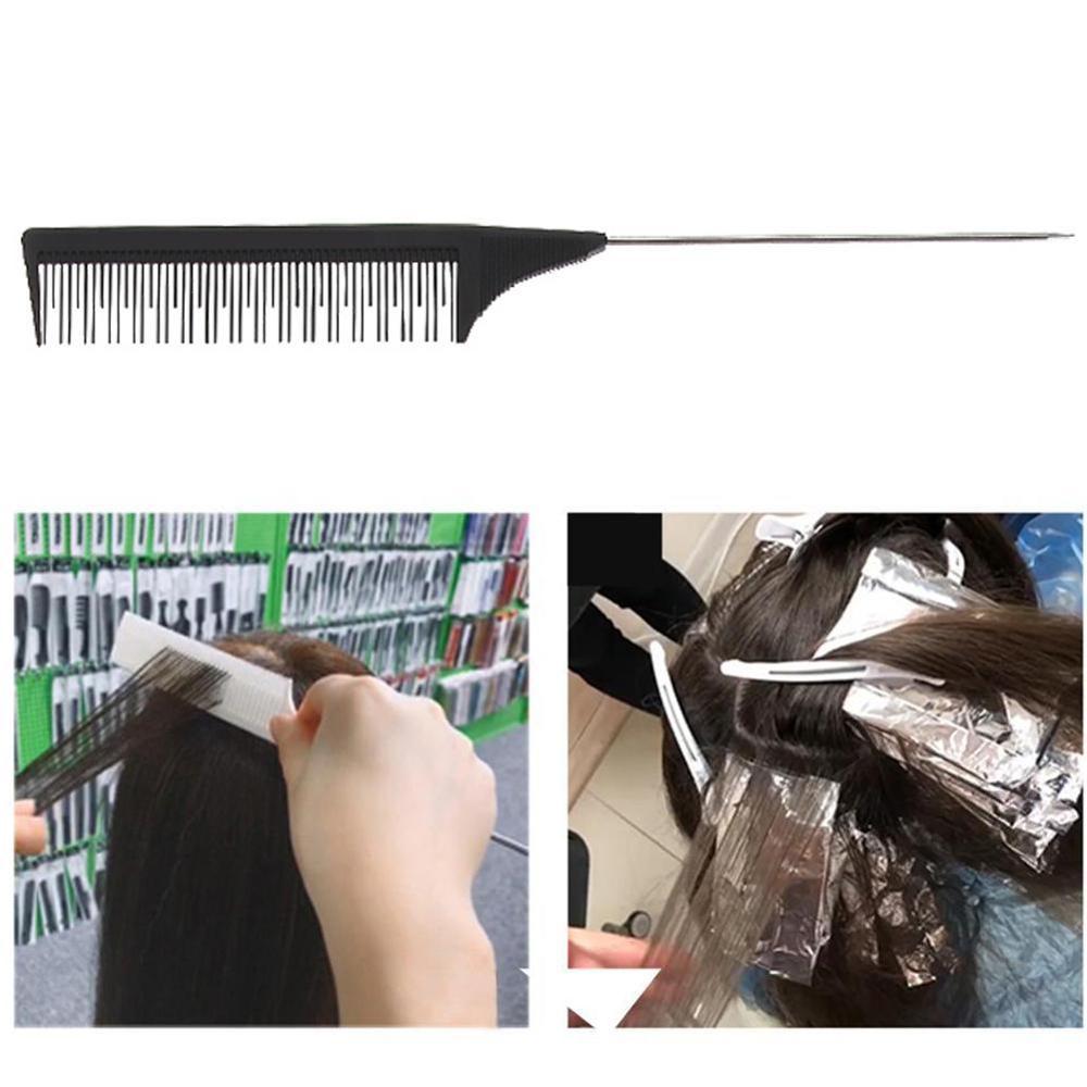 Professionele Tip-Staart Kam Salon Haarverf Benadrukken Plastic Styling Kam Kapsalon Kappers Gereedschap
