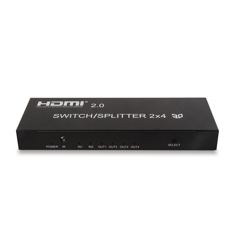 HDMI-compatible Switch Splitter 2 in 4 out HD TV Computer Notebook Monitor Displayer Splitt Two Computers Shared Switch 1080p
