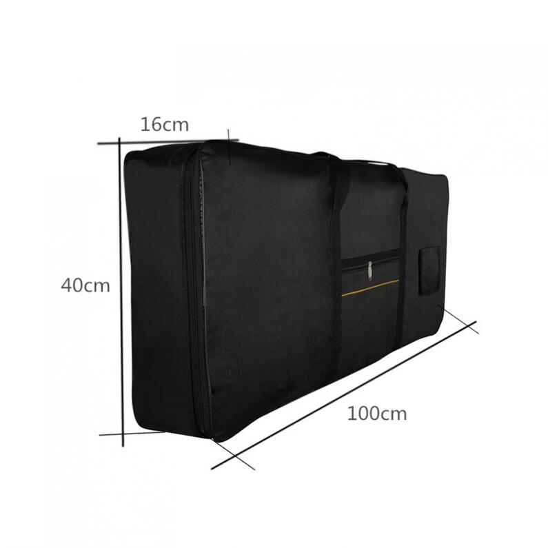 Waterproof Electronic Organ Oxford Fabric Portable Bag 100cm*40cm*16cm for 61 Keyboards Piano Electronic Organ Bag