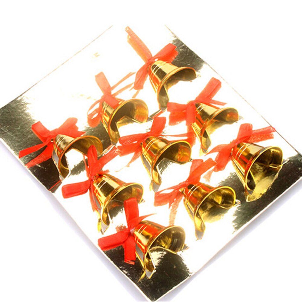 9Pcs Kerst Klokken Mooie Festival Decoratieve Kerstboom Kerstmis Klok Klokken Voor Kerst