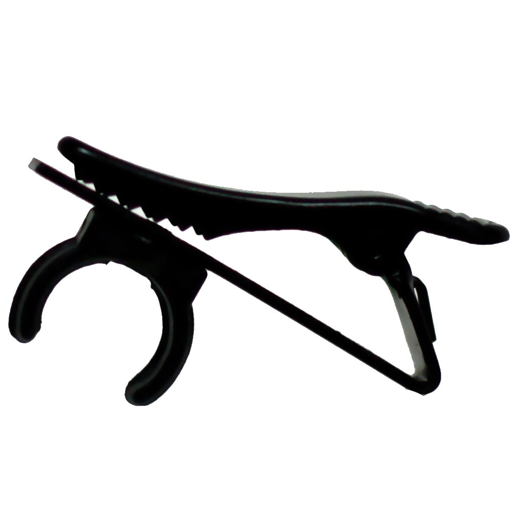 Soporte de pinza de cocodrilo de Metal negro para micrófono Lavalier de 8,5mm, micrófono de solapa,