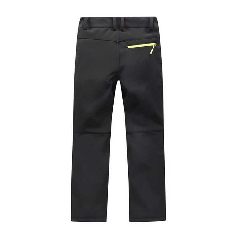 Children Winter Softshell Hiking Pants Thermal Fleece Kids Pants Outdoor Waterproof Camping Trekking Skiing Thousers