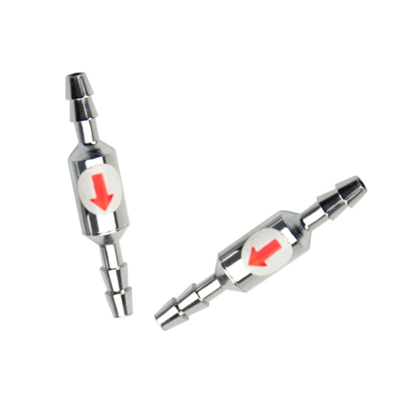 Aquarium Stop Valve Anti-carbon Dioxide CO2 Check Valves Stainless Steel Bubbler Refiner For Carbon Dioxide Equipment
