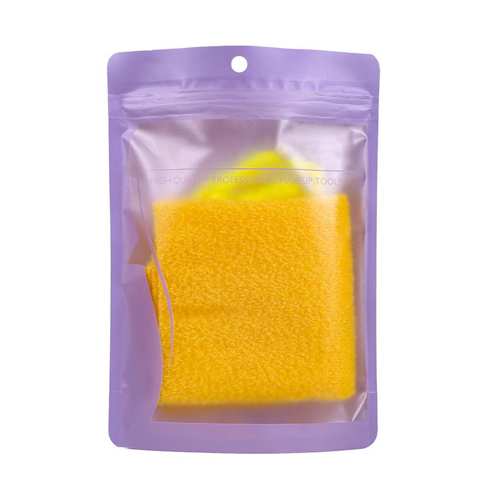 Rekbaar Body Exfoliërende Hals Terug Scrubber Douche Bad Doek Tool Washandje Polyester Bamboe Wassen Rug En Nek Product: YELLOW