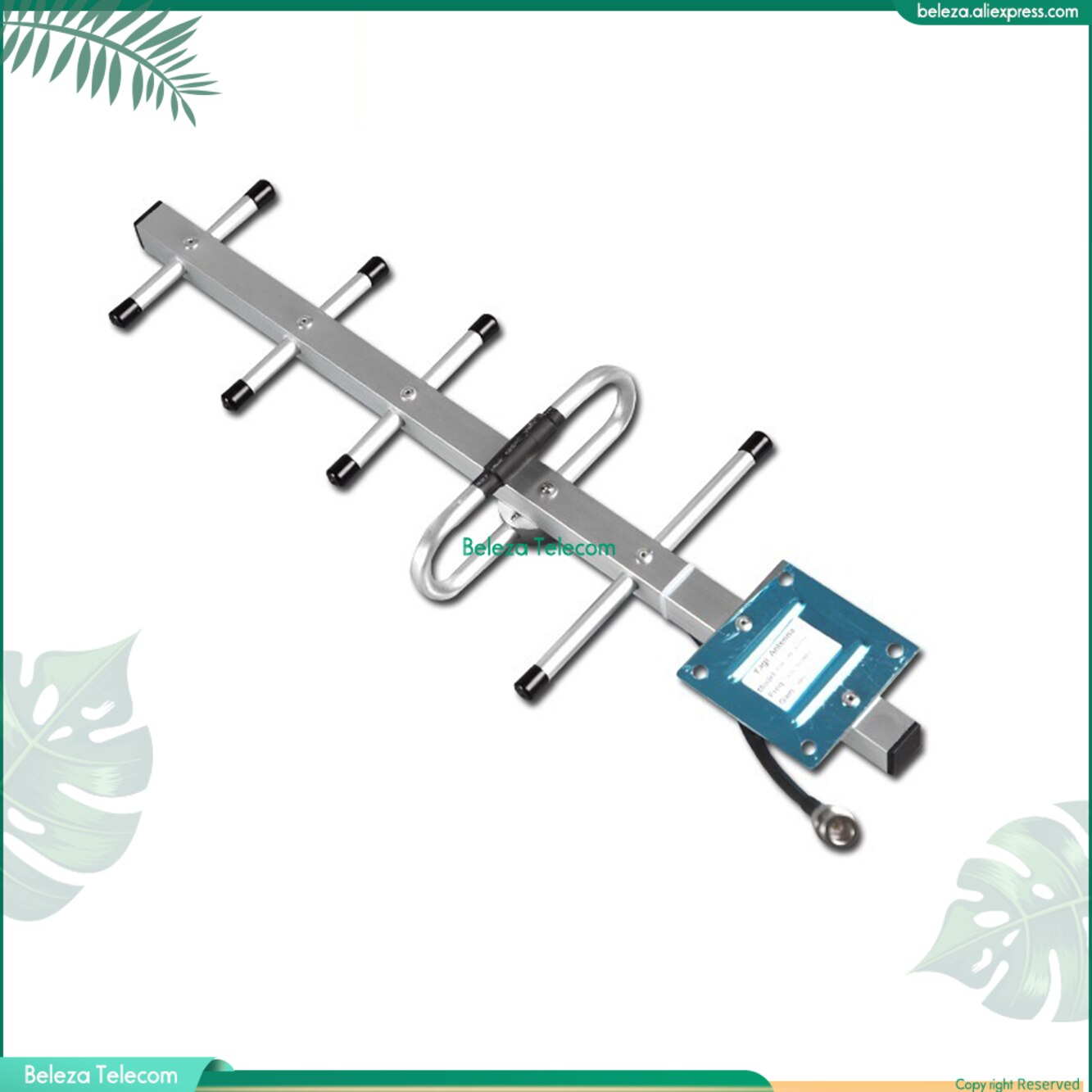 Yagi Antenna 900MHz 2g GSM 9dbi 824-960MHz external N-female Antenna for Repeater Booster Amplifier fast