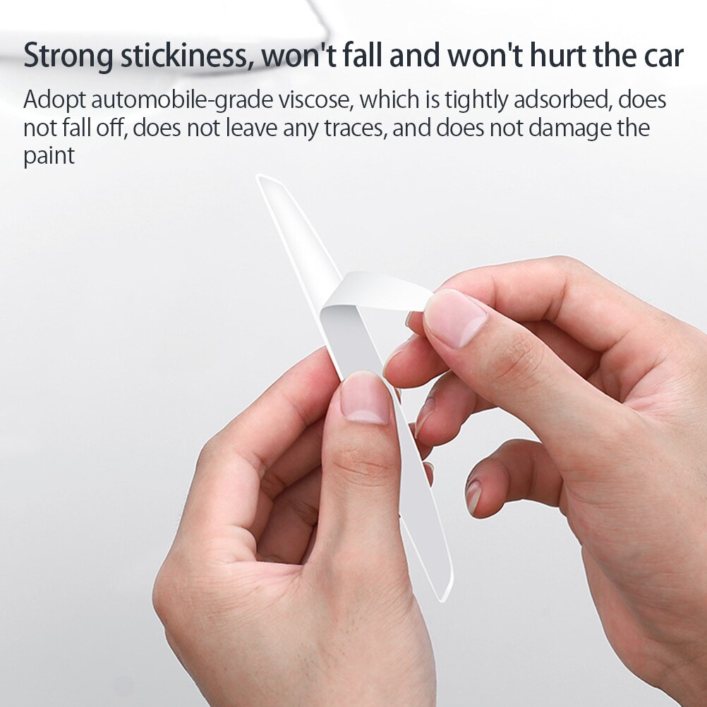 6Pcs Universele Auto Anti-Collision Strip Autodeur Anti-Collision Bescherming Strip Auto Bumper Hoek Bescherming Rubber strip