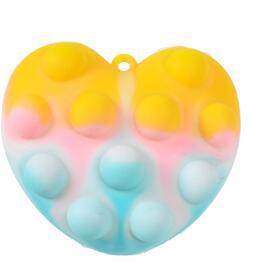 Heart-shaped Stress Ball 3D Squishy Love Fidget Toys Silicone Decompression Silicone Squeeze Fidget Ball Fidget Sensory Toy 2022: 03