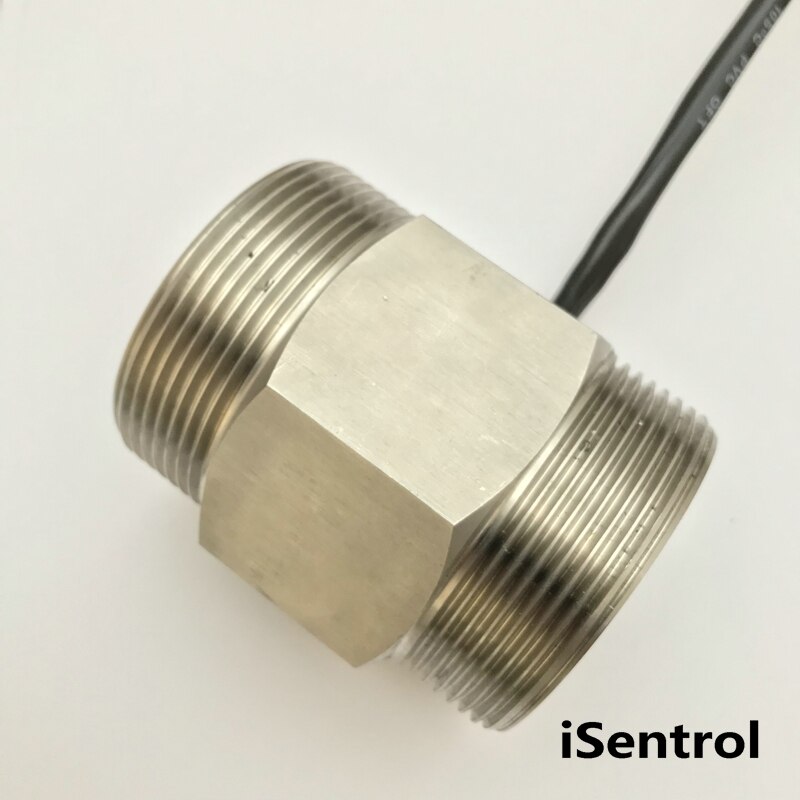 SUS304 5-300L/MIN DN50 Stainless steel water Hall Turbine flow sensor industry meter G2"