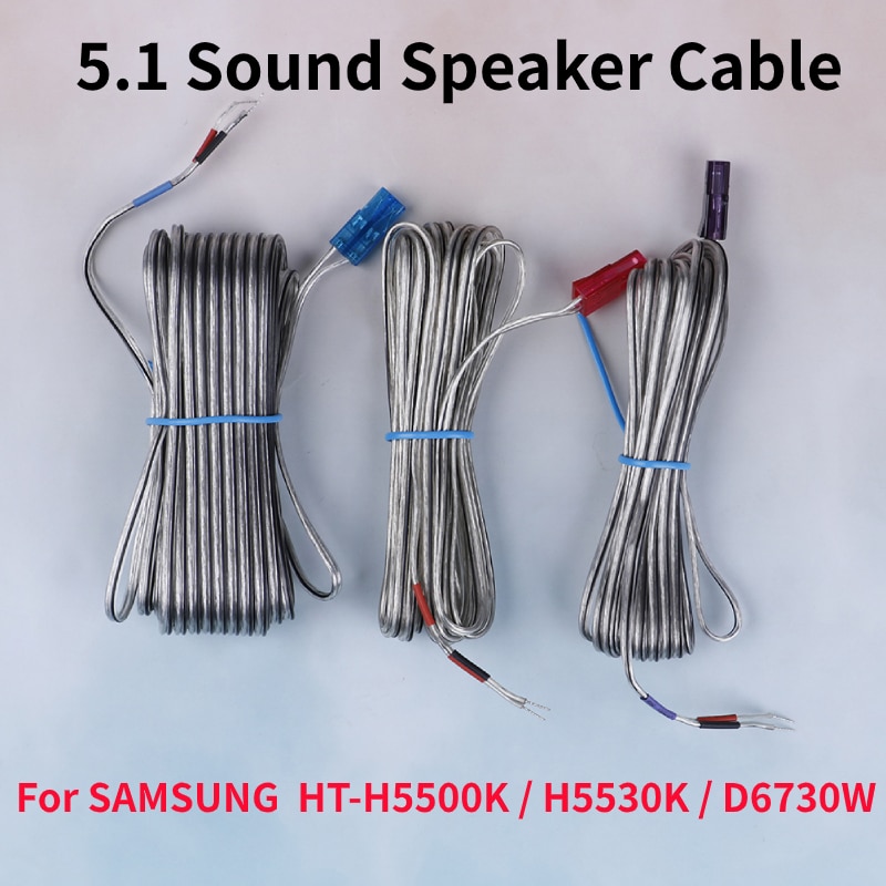 Dvd Blu-Ray Home Theater Sound Speaker Wire Cable Cord Adapter For Samsung 5.1 Bass Line Connector For Ht-H5500k